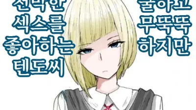 쿨하고 무뚝뚝하지만 천박한 섹스를 좋아하는 텐도씨 [쇼츠야동,섹트야동,국산야동,혼딸야동]